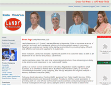 Tablet Screenshot of biolandy.com